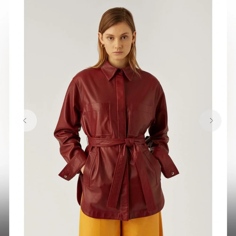 JOSEPH Jent Leather Jacket - Picture 6 of 9